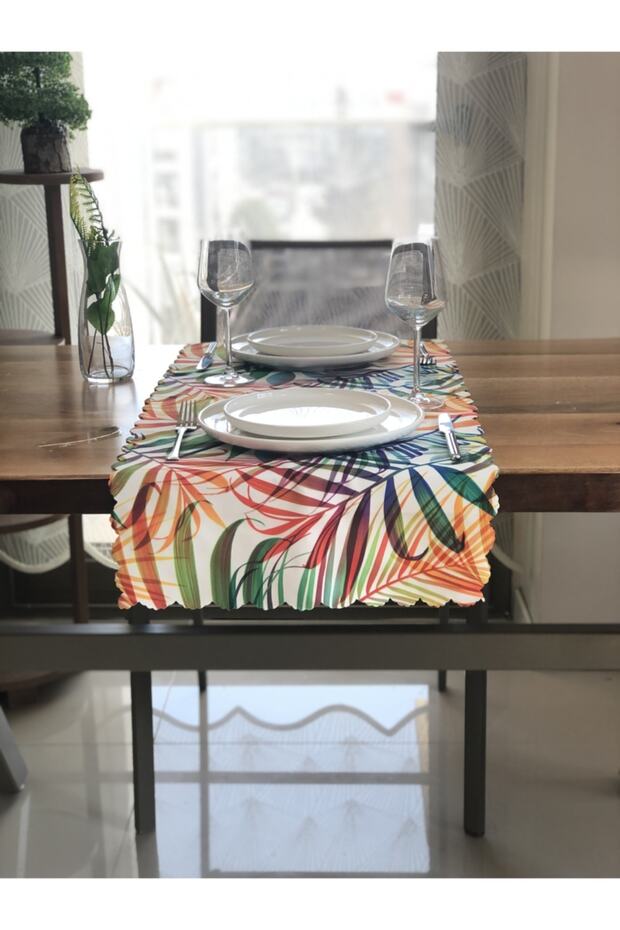 American Service, Oriental Cut Colored Leaf Runner