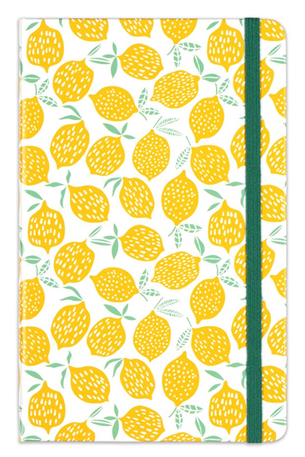 2 Notebook Set 13x21 Rubberized Striped Lemon - 6