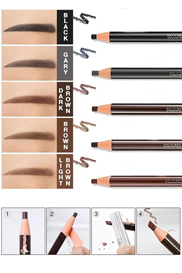 قلم حواجب برباط بني غامق - 2