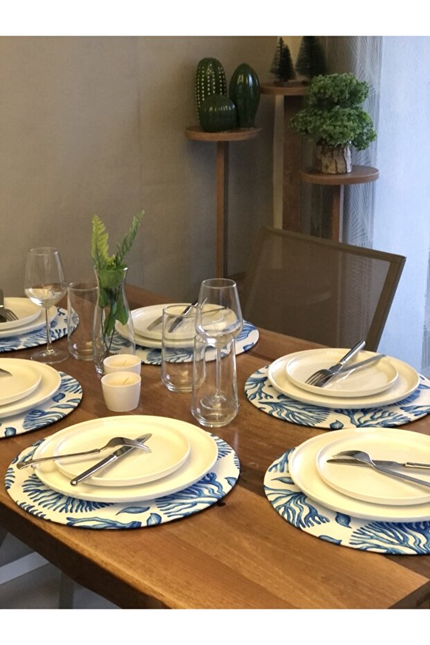 American Service Coral Plate Set of 6