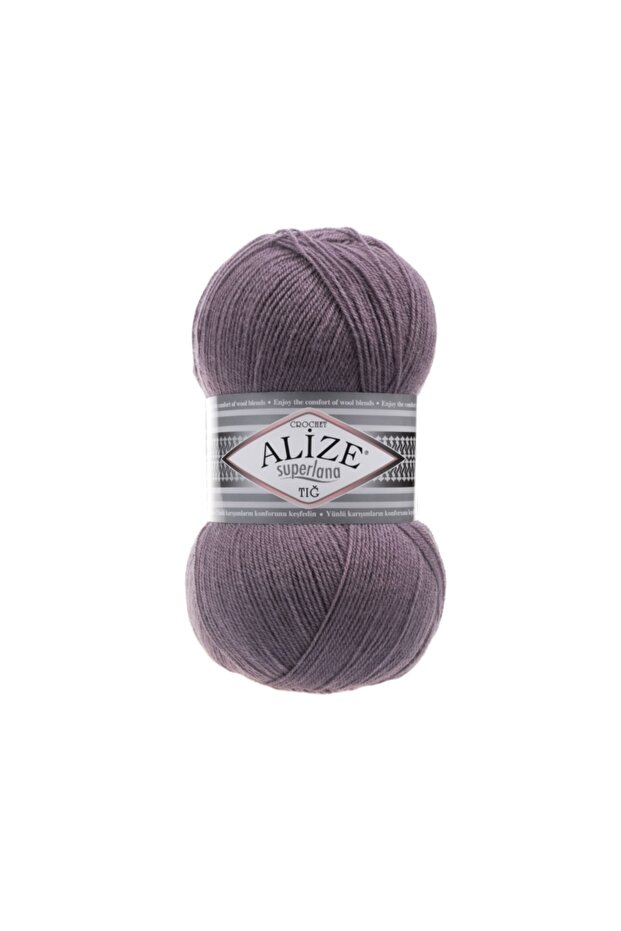 5 Pieces Superlana Crochet Hand Knitting Yarn Lilac 312