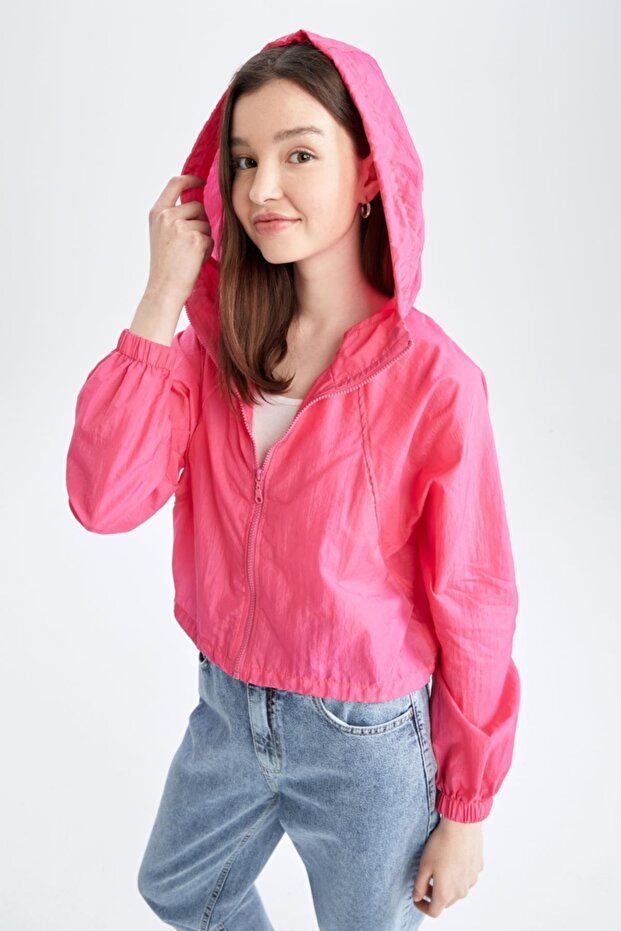 Water Repellent Hooded Seasonal Crop Raincoat