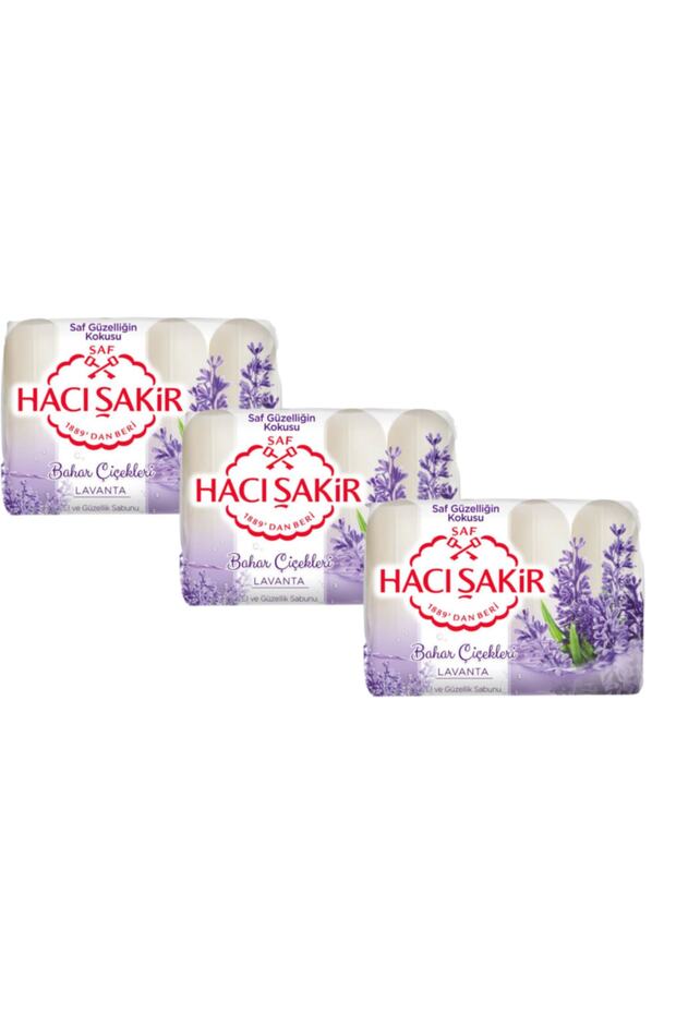 Spring Flowers Lavender Hand and Beauty Soap 3 Pieces 4x70 gr