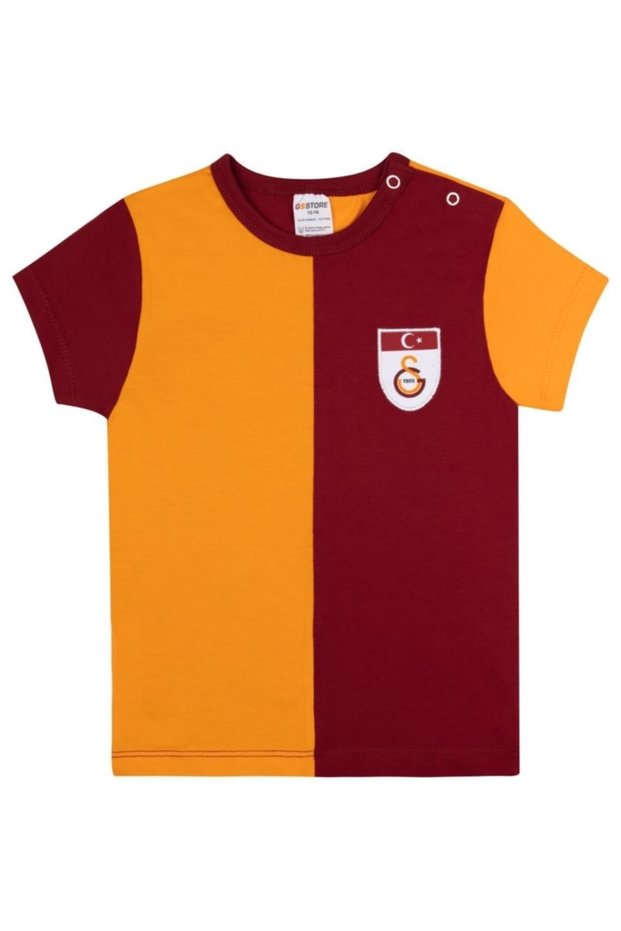 Unisex Baby Yellow-Red Galatasaray Metin Oktay Jersey T-Shirt