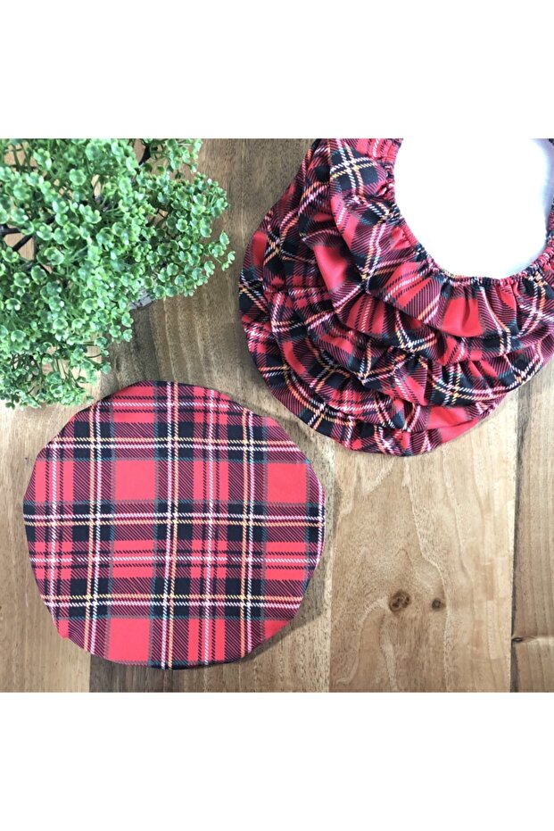 American Service, 6-Piece Plaid Placemat Cover. Christmas Table, Christmas
