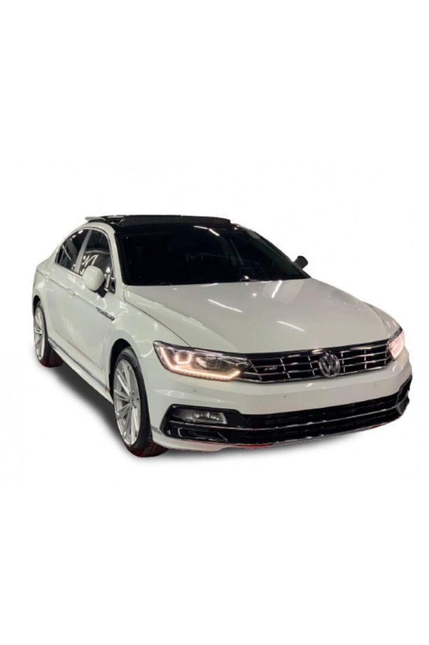 Passat B8 R Line Uyumlu Yan Marşpiyel 2015 - 2021 Sağ Sol  Mat Siyah - 2