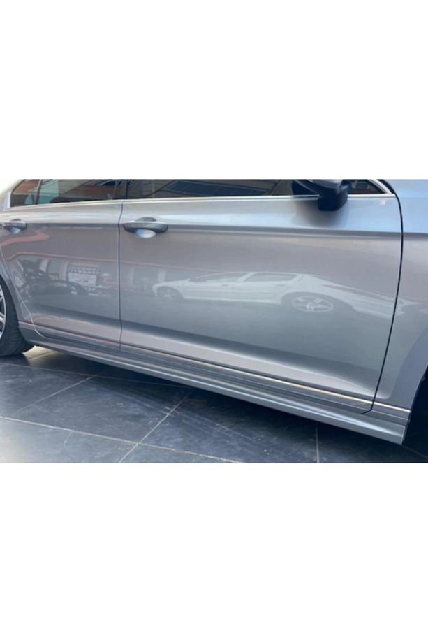 Passat B8 R Line Uyumlu Yan Marşpiyel 2015 - 2021 Sağ Sol  Mat Siyah - 4