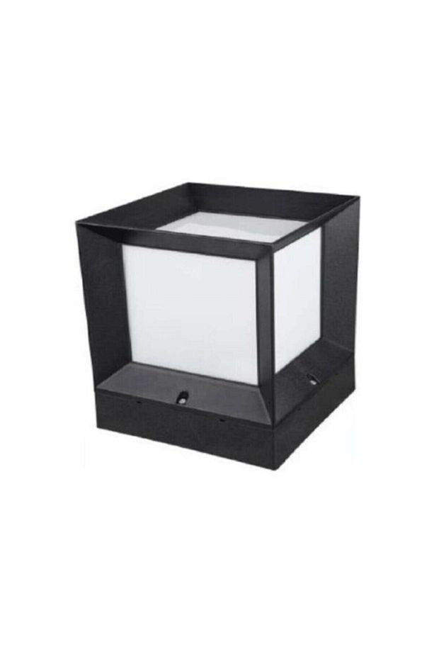 Kare Küp Bahçe Aydınlatma Armatürü - Set Üstü Dekoratif Aplik - 3
