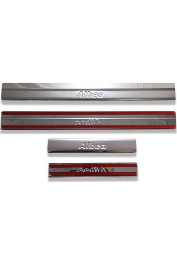 Fiat Albea Krom Kapı Eşiği 4 Parça P.çelik 2002-2012 - 2