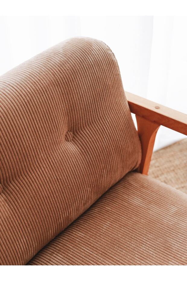 Sallanan Ahşap Berjer Kadife - 2