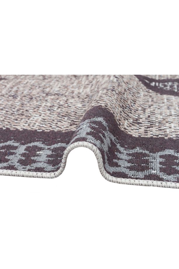 Arya Ar 02 Grey Geri Dönüşümlü Pamuk Ile Üretilen Modern Ve Etnik Desenlere Sahip Kilimler - 6