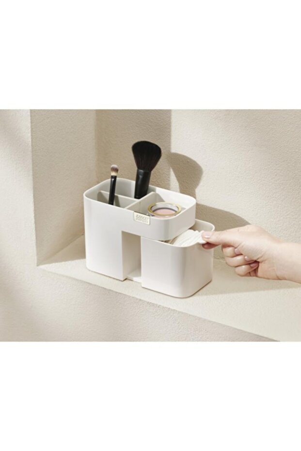 Viva Layered Compact Cosmetic Organizer - Cream
