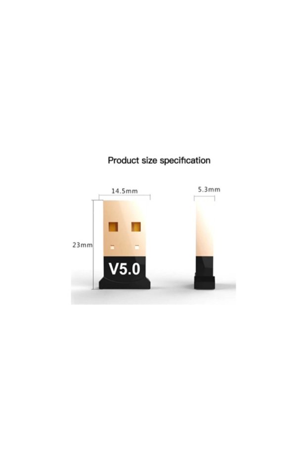 محول بلوتوث Wozlo 5.0 جهاز إرسال واستقبال USB صغير