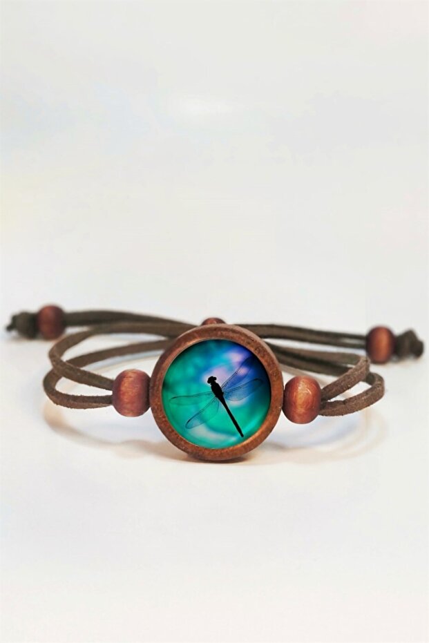 Dragonfly Wooden Bracelet