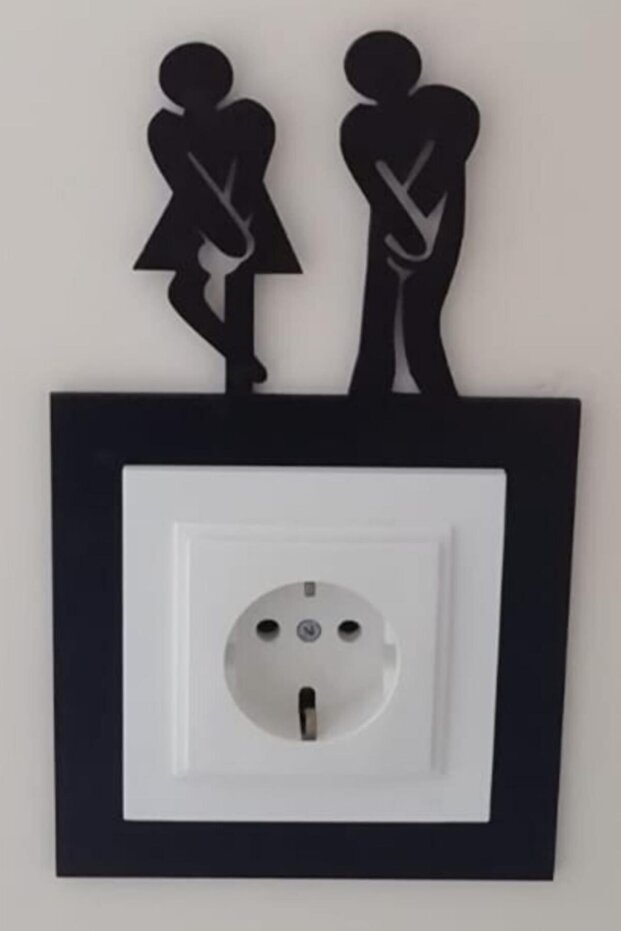 Toilet Socket Frame Socket Ornament Socket and Switch Frame - 1