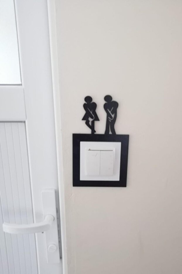 Toilet Socket Frame Socket Ornament Socket and Switch Frame - 3