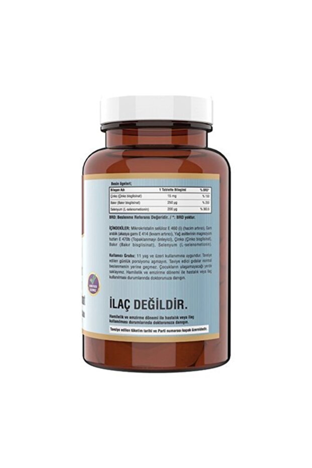 Çinko Bisglisinat & Bakır Selenium 180 Tablet - 2