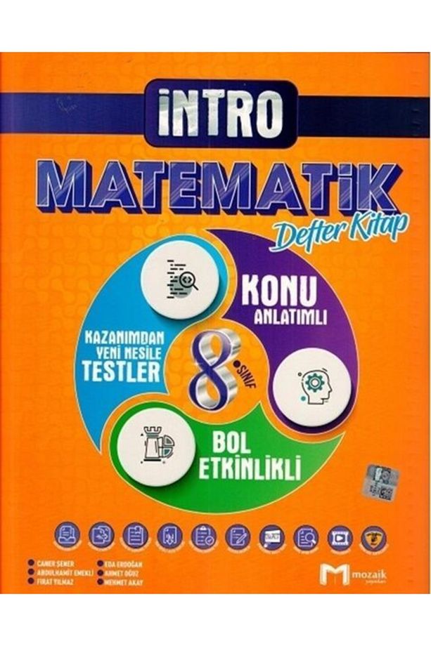 Mozaik LGS 8. Sınıf Matematik  İntro Defter Kitap - 1