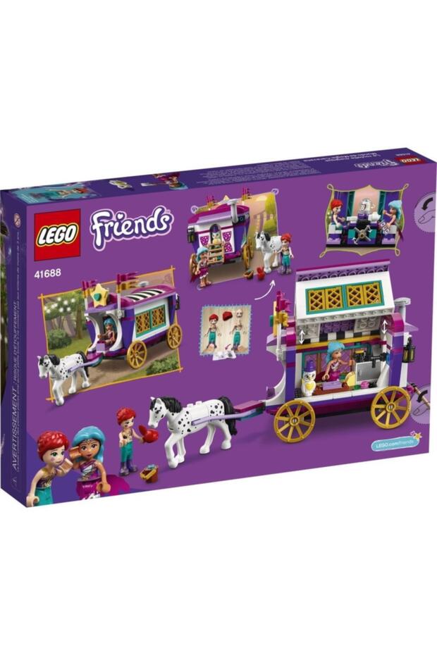 ® Friends Sihirli Karavan 41688 - Çocuklar İçin Sihirli Karavan Oyuncak Yapım Seti (348 Parça - 5