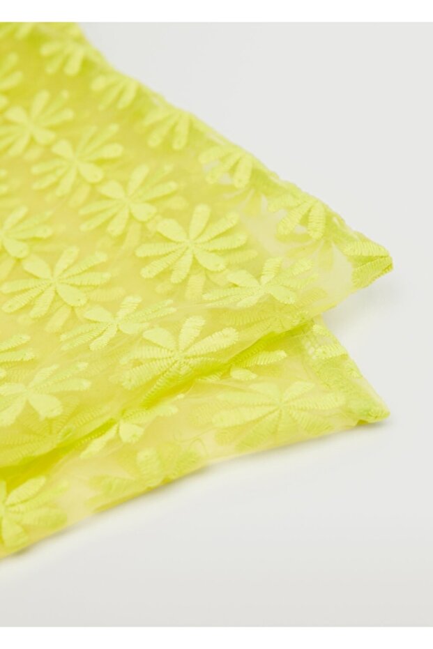 Çiçekli Organze Çanta - 5