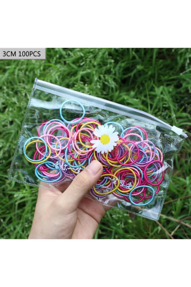 100 buc. mini catarame elastice - 1