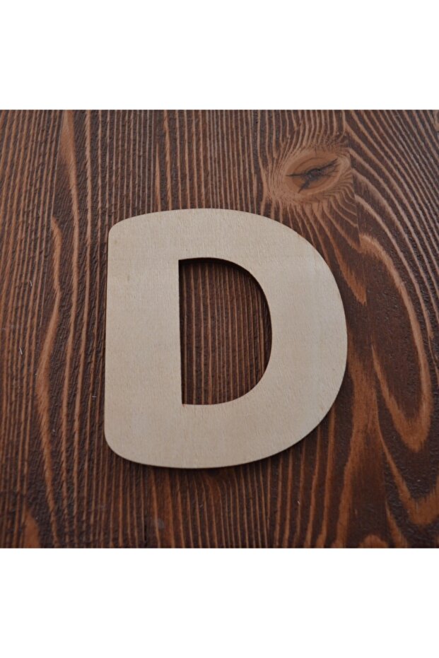 Ahşap Harfler D - 1