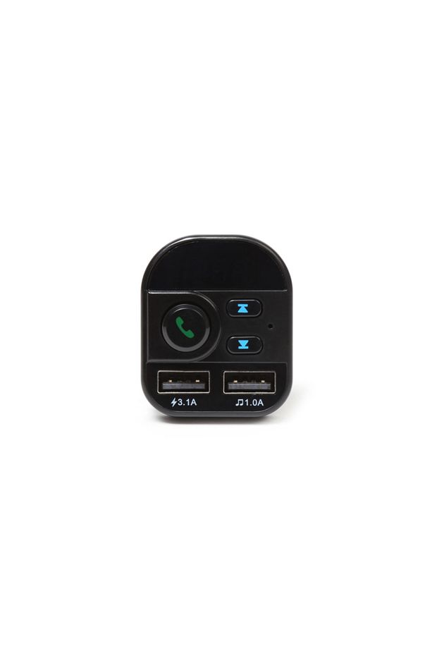 Bluetooth Araç Kiti Fm Transmitter Çift Usb Girişli 3.1a - 2