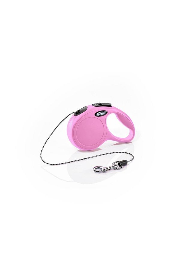 New Classic Otomatik Ip Kedi-köpek Gezdirme Tasması XS 8 Kg 3m Pembe - 1