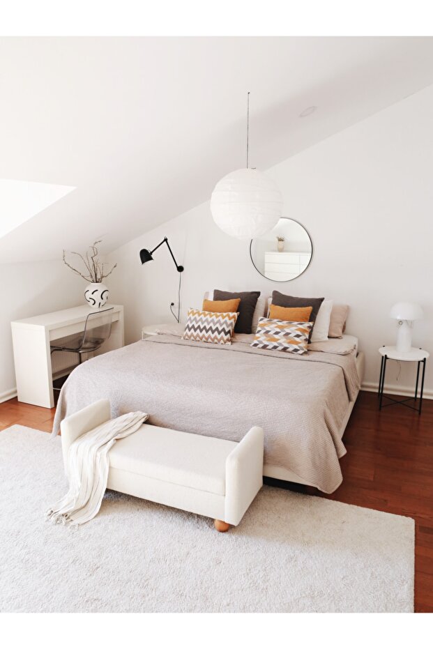 Teddy Sandıklı Bench Puf - 2