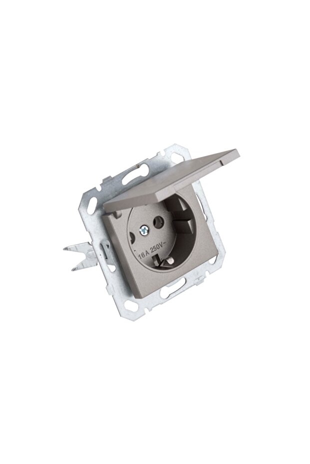 مقبس مؤرض من بيوبو أنثراسايت بدون إطار - 1