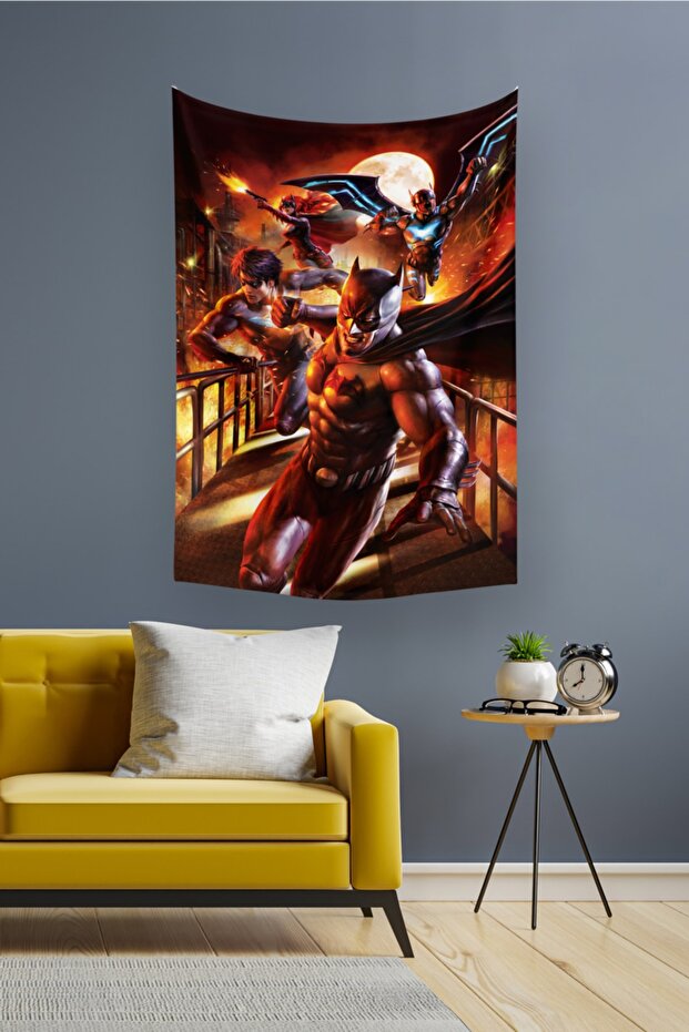 Batman Dc Wall Cover Carpet 140 X 100 Cm-70x100 Cm