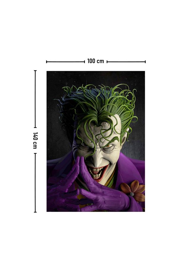 Joker Dc Duvar Örtüsü Halısı 140 X 100 Cm-70x100 Cm - 3
