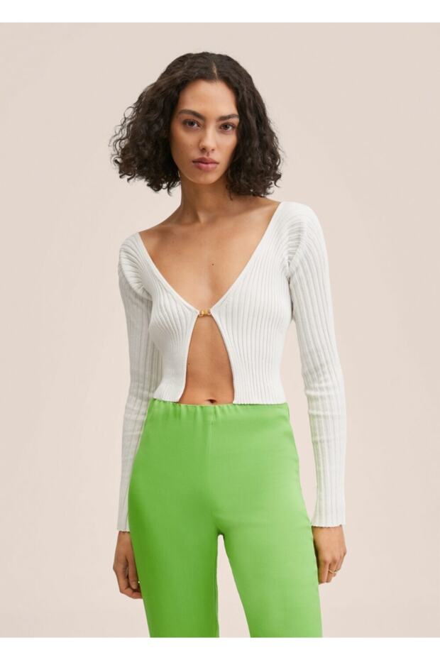 Gerade geschnittene, lockere Hose - 7