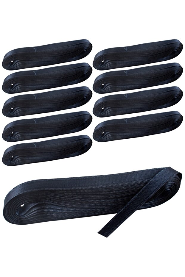 10 Pieces Satin Ribbon 1 Cm 10mt