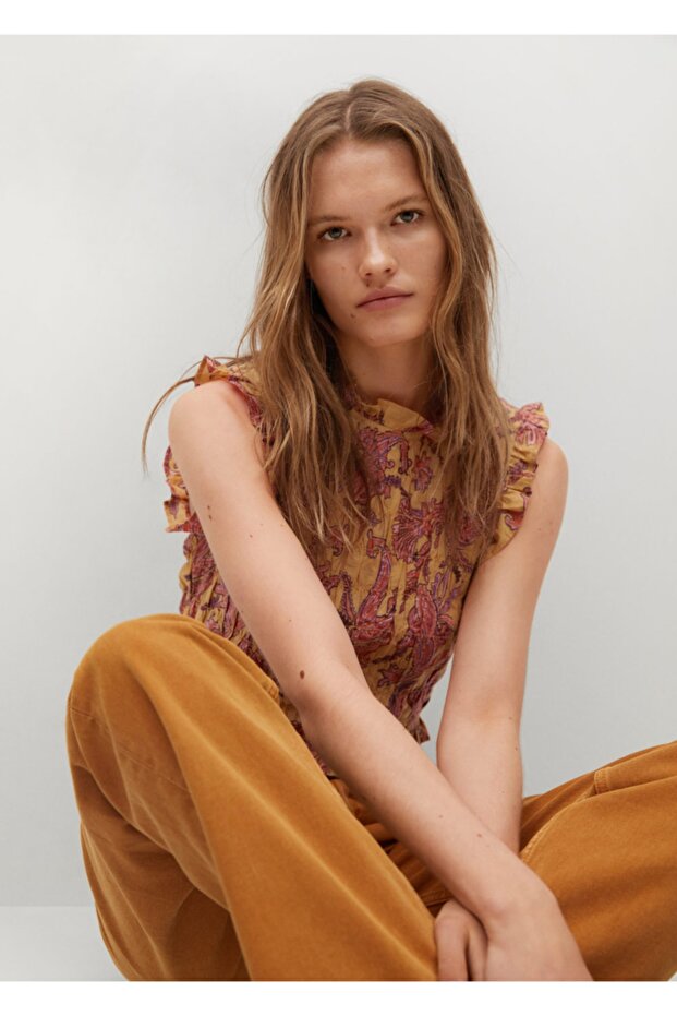 Büzgülü Pamuklu Üst - 8