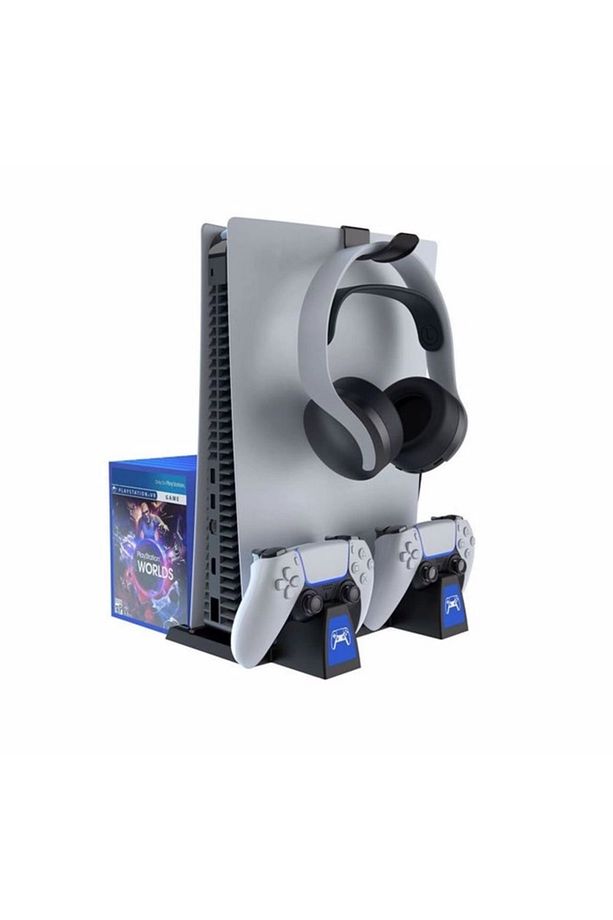 Ps5 Playstation 5 Dikey Şarj Standı Vertical Charging Dock 5 In1 Vertical Stand - 4