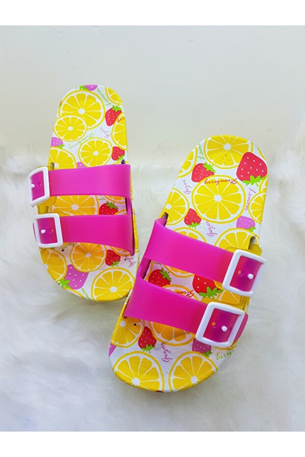 Fruity Non-Slip Sole Beach Pool Daily Children's Slippers