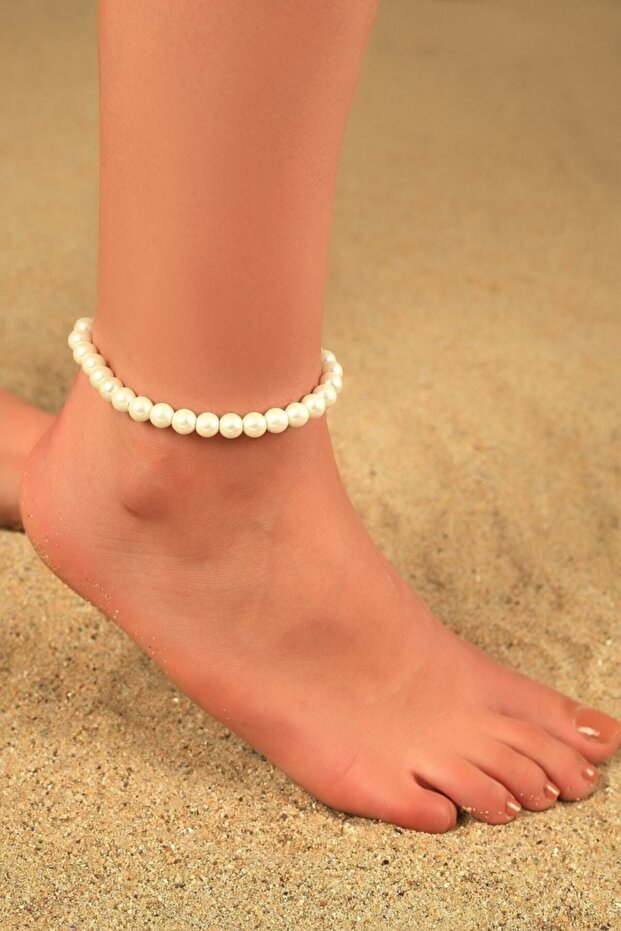 Pearl String Anklet - 1