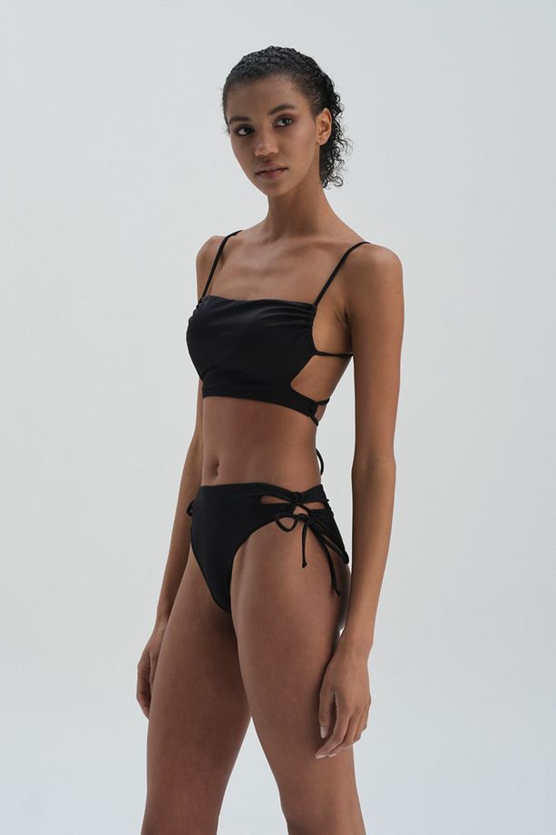 Siyah Bralet Bikini Üst - 10