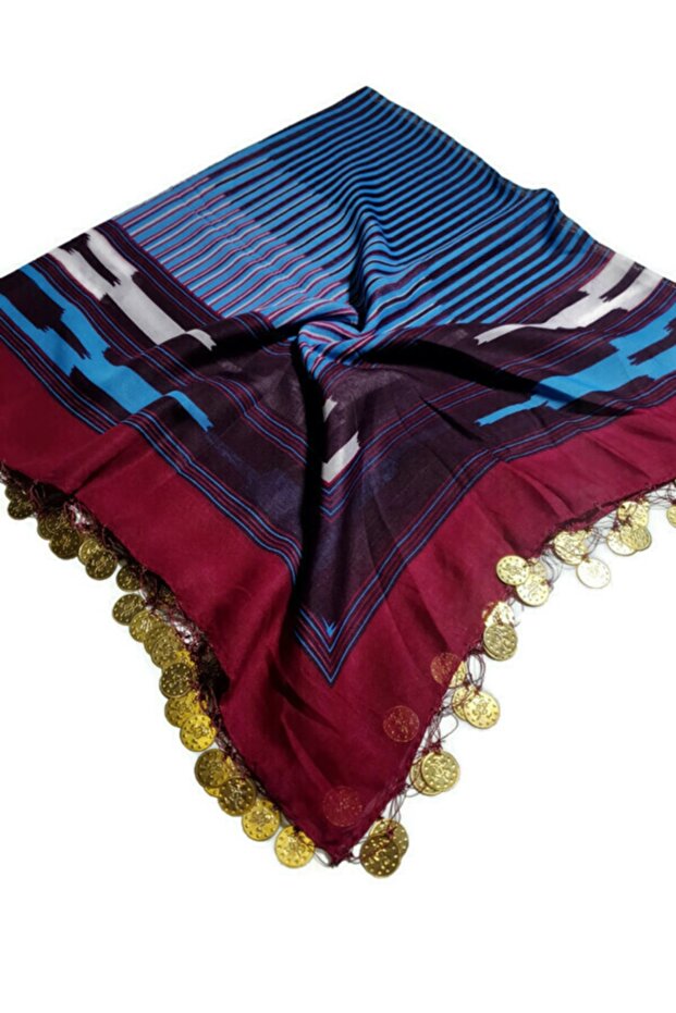 Hand Embroidered Authentic Pattern Sequin Writing Local - 1