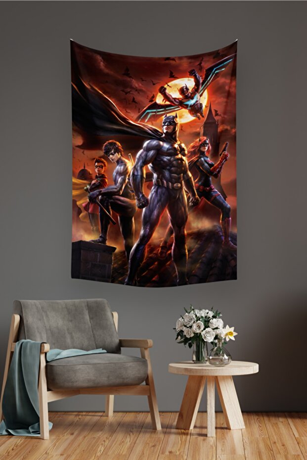 Batman Dc Wall Cover Carpet 140 X 100 cm