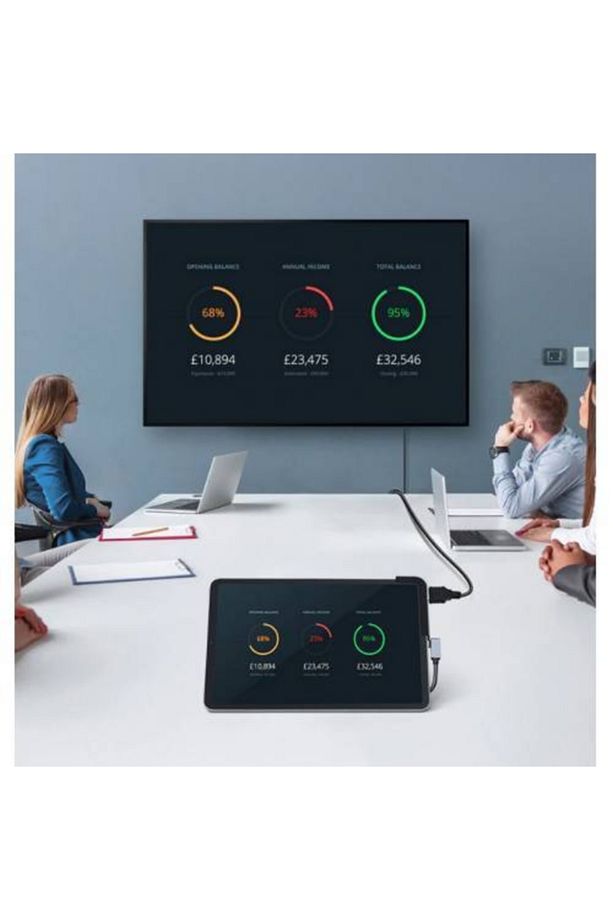 6in1 Hub 4k Hdmi Usb 3.0 Usb 6in1 Usb Type C Adeptör 3.5mm Usb-c Sd-tf Kart Usb 3.0 Micro Sd - 3