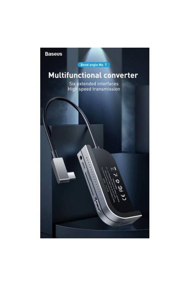 6in1 Hub 4k Hdmi Usb 3.0 Usb 6in1 Usb Type C Adeptör 3.5mm Usb-c Sd-tf Kart Usb 3.0 Micro Sd - 4