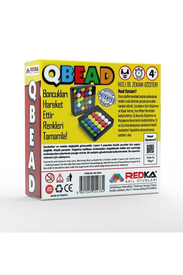 Qbead Boncukları Hareket Ettir Renkleri Tamamla Hız Mantık Strateji Zeka Oyuncağı - 5