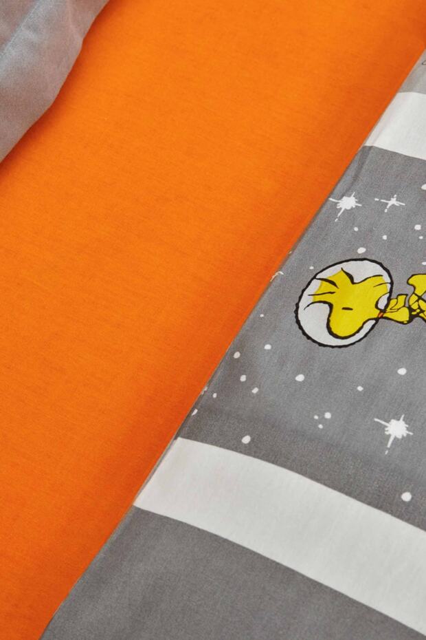 By Karaca Home Snoopy Space Tek Kişilik %100 Pamuk Nevresim Takımı - 6
