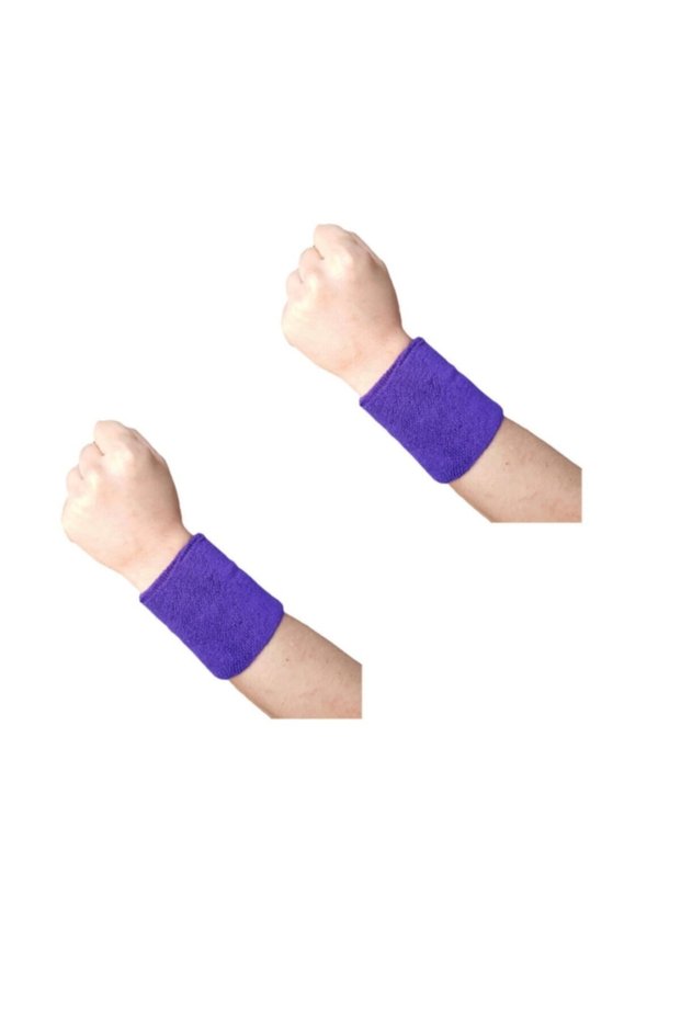 Sports Towel Hand Bracelet Economical Bracelet Purple 2 Pieces
