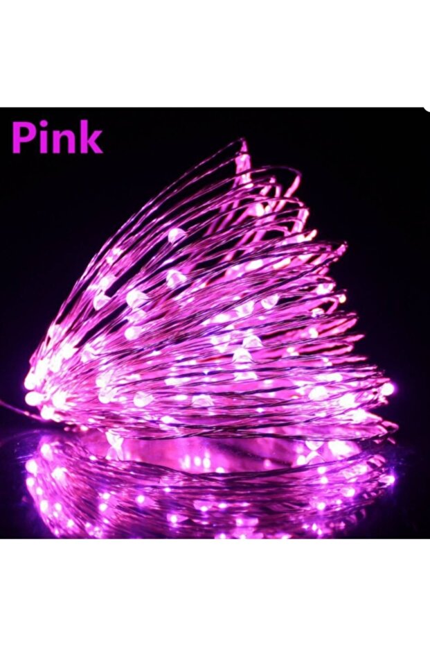 3 Metre Peri Led Pembe Renk