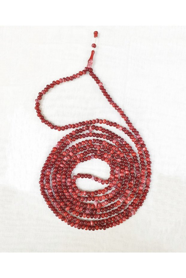 500 Pieces of 10 mm Zikir Rosary Claret Red and Red 1 Piece