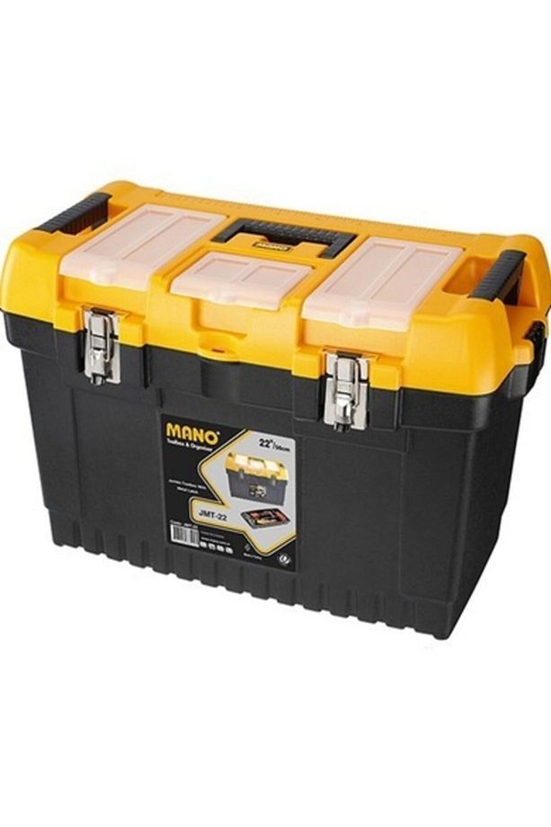 22 Takım Çantası Metal Kilitli Avadanlık Organizer El Alet - 1