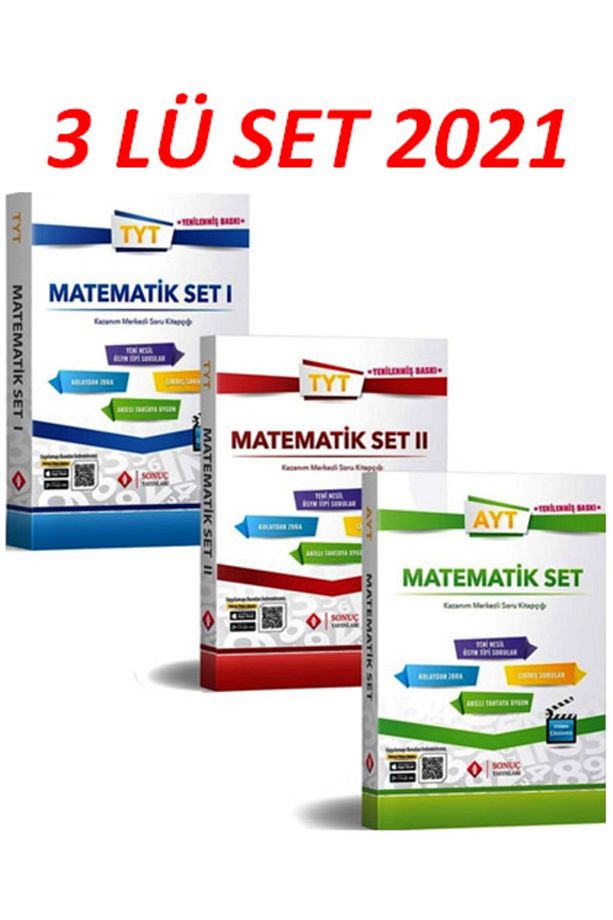 Sonuç Yayınları Tyt Ayt Matematik 3'lü Modüler Set Yeni 2021 - 1